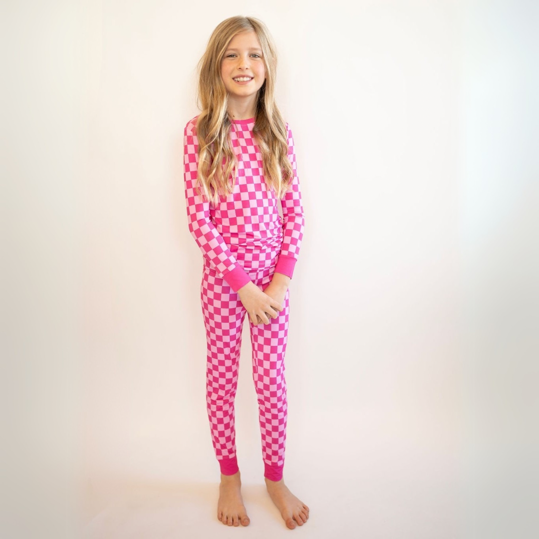 Pajama Set (Two Piece) - Soft, Breathable Bamboo PJs for Kids