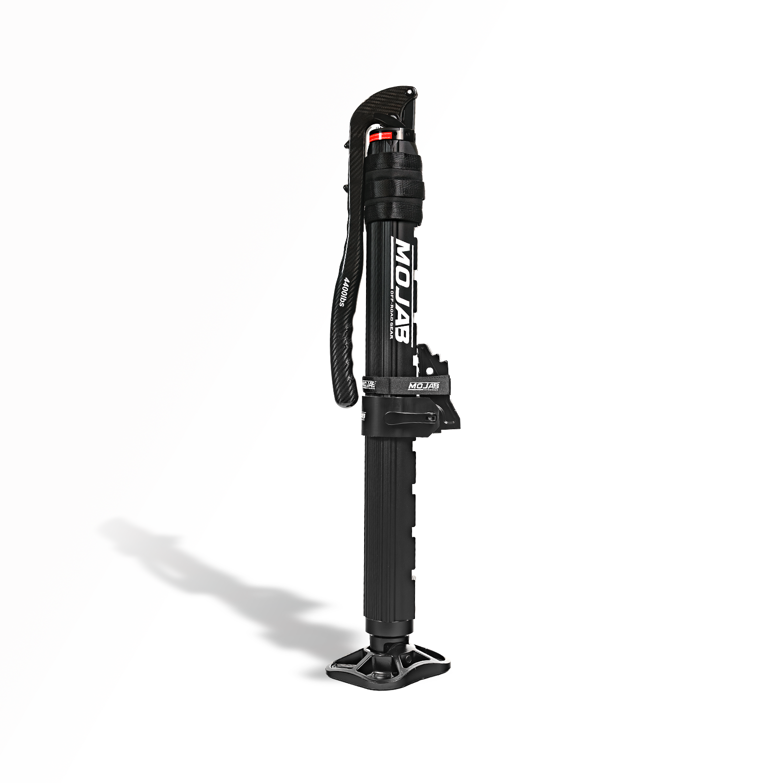 CarbonPro lightweight hydraulic jack with carbon fiber handle and 4500 lbs lifting capacity