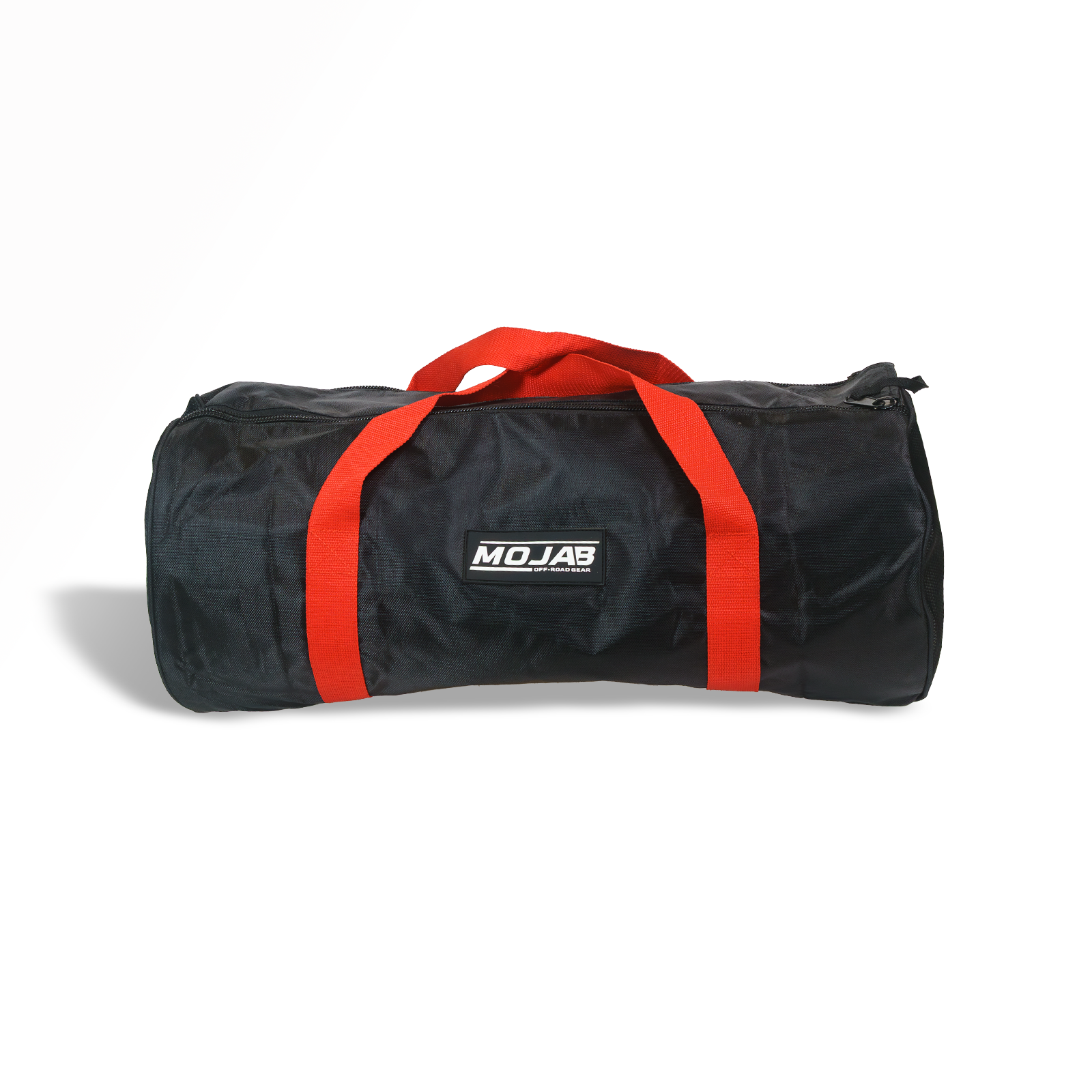 Breathable large strap storage bag with double zipper and red handles