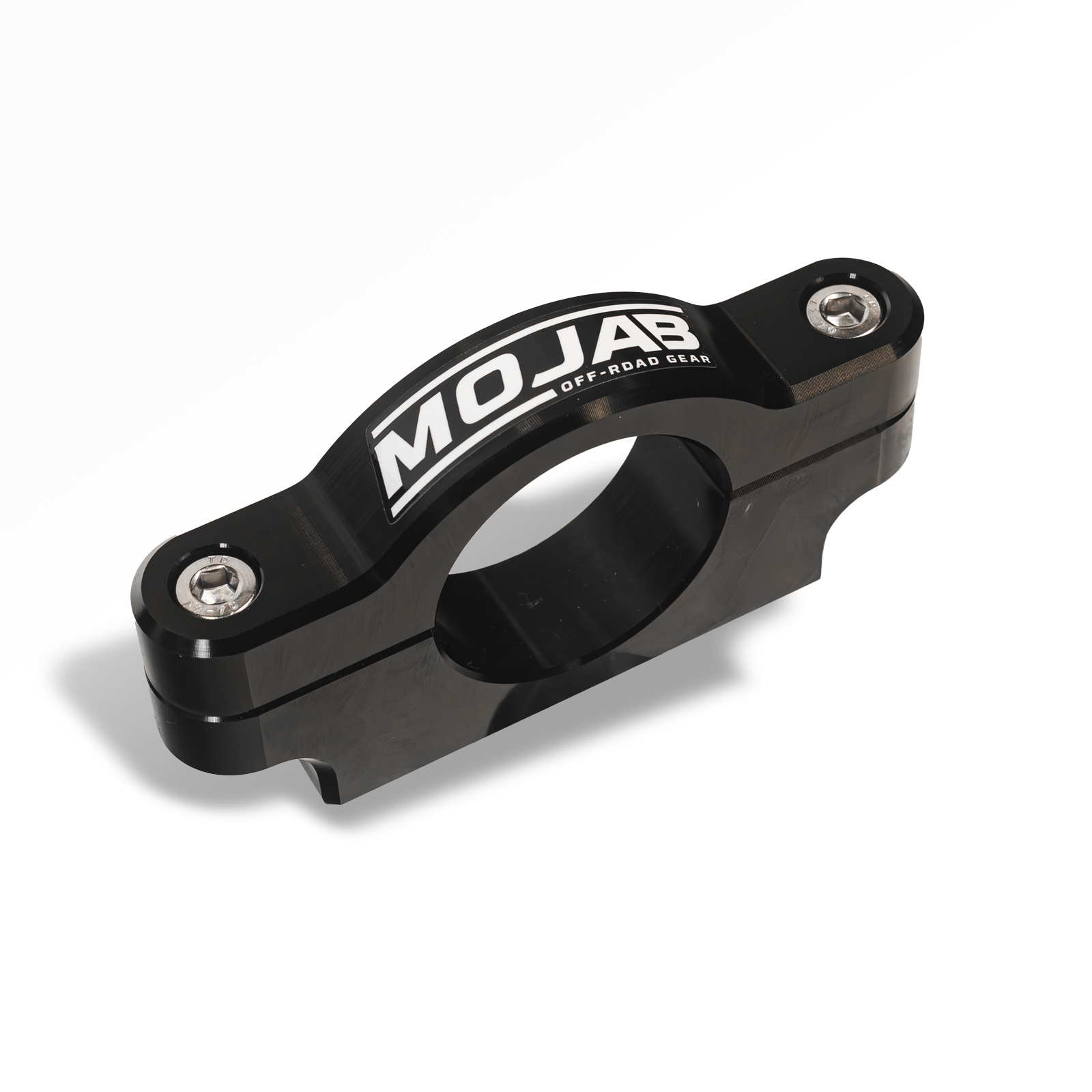 Clamp adapter for roll cage tubes up to 2 inches, made of durable 6061 Aluminum with stainless steel screws