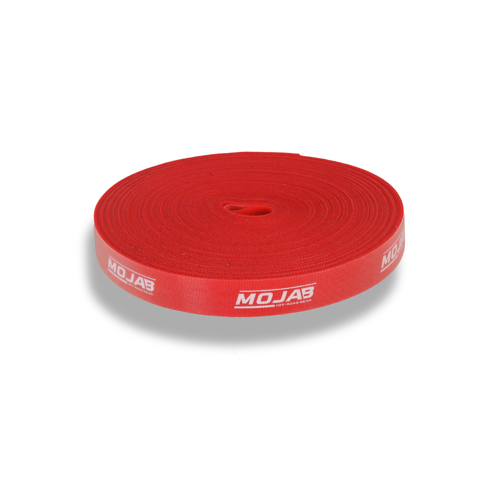 1-inch wide back to back Velcro hook and loop tape roll, 10ft length, available in red and black for secure fastening