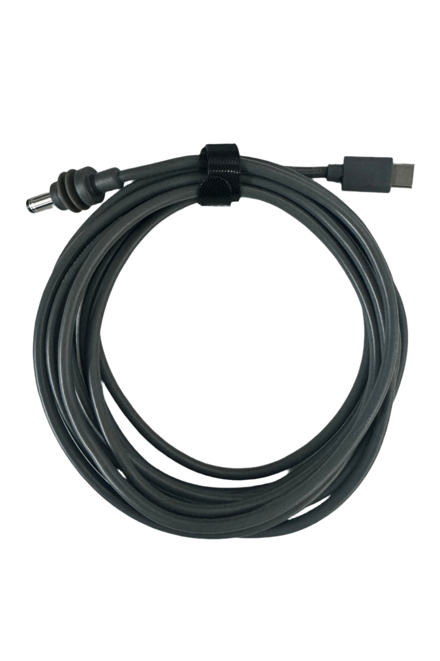 DC power cable with DC barrel and USB-C connectors for Starlink MINI Dish, 10ft length.