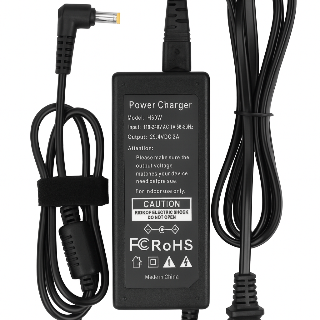Ravion 60W high-speed charger with AC cable for fast, safe charging of Ravion Starlink Mini battery pack