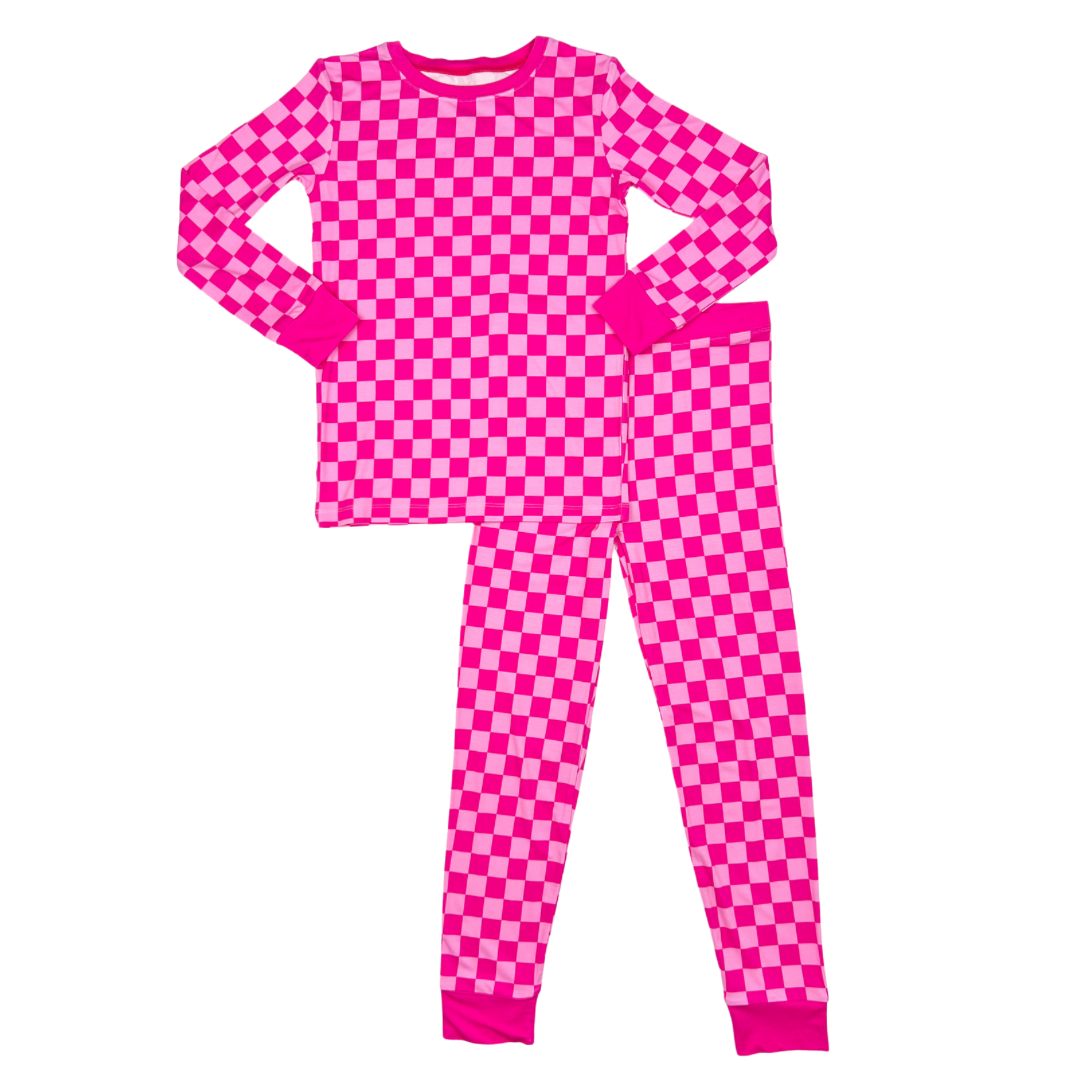 Pajama Set (Two Piece) - Soft, Breathable Bamboo PJs for Kids