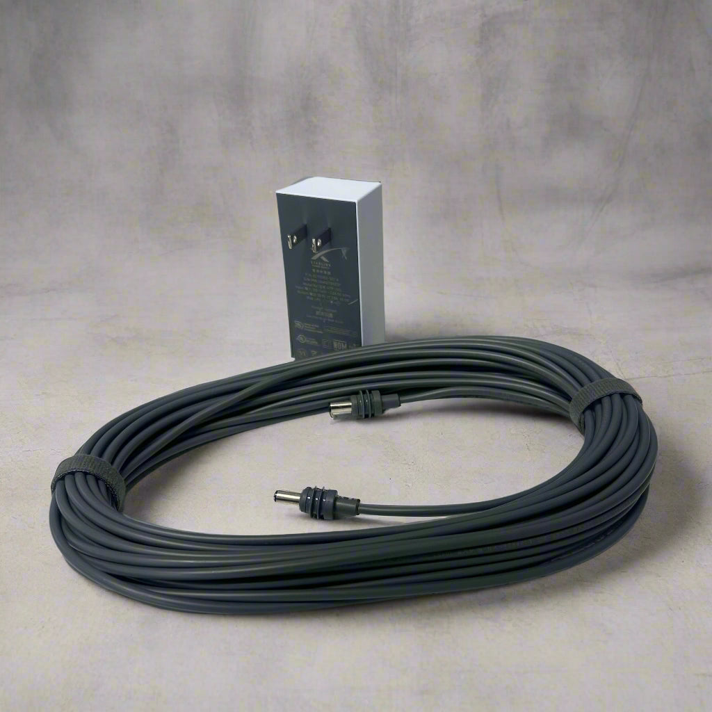 Starlink Mini Power Supply with 50-foot cable for stable power and data connection