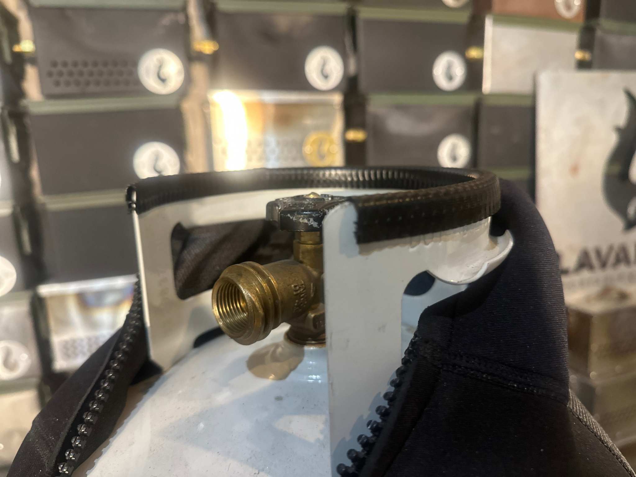 Burt's Tank Top: 10 LB Propane Tank Insulator & Carrier