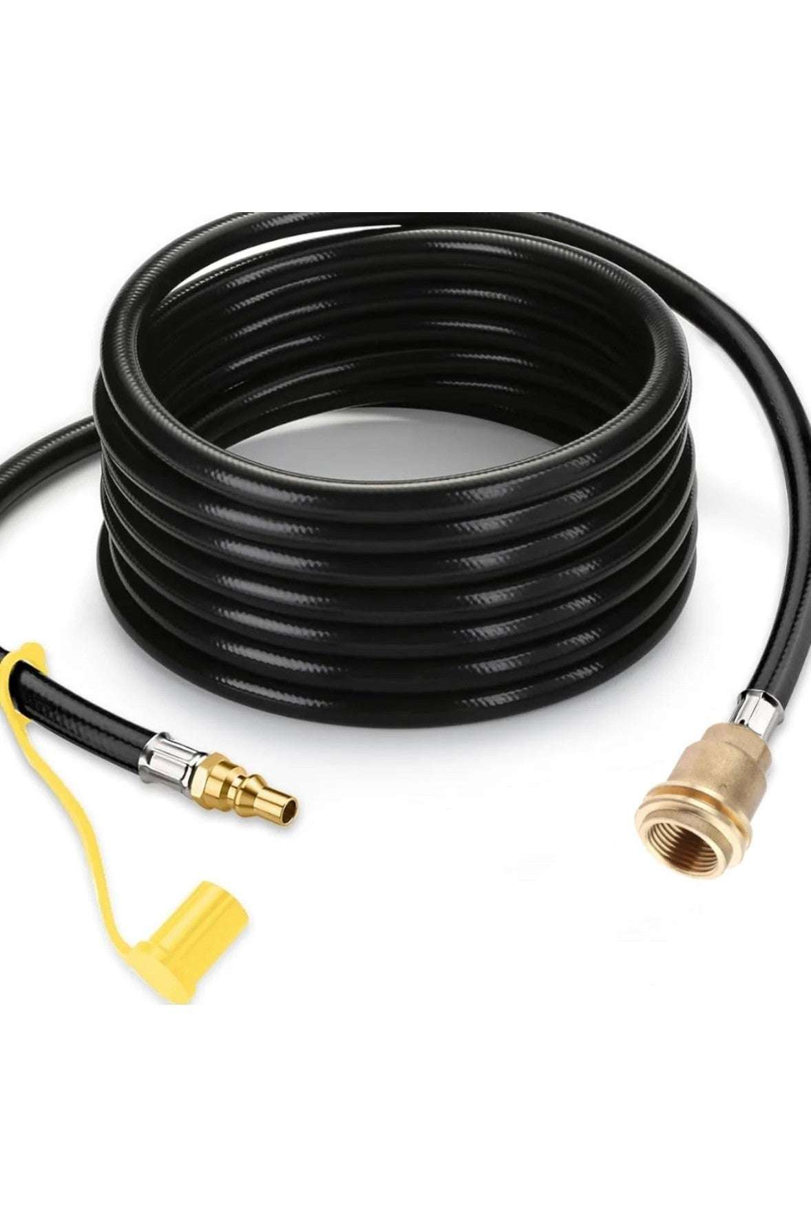 15Ft LAVABOX RV Quick Connect Hose for propane, male QC to QCC1 connection.