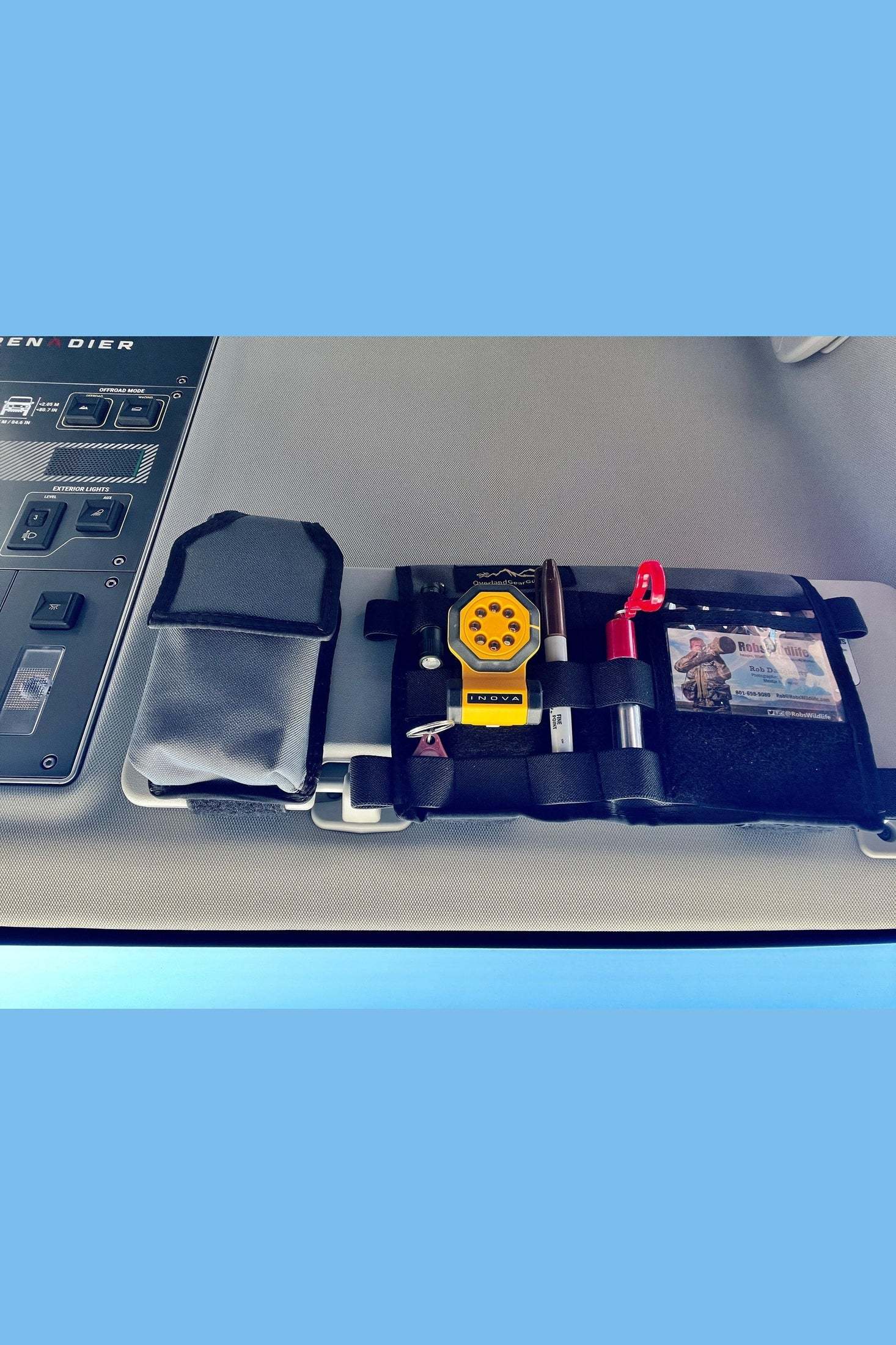 Grenadier MOLLE Visor Organizer WITH MIRROR