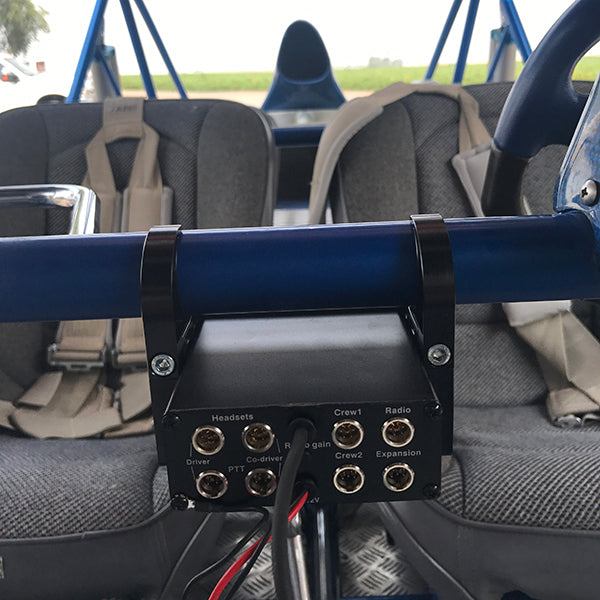 Radio and Intercom Billet Roll Bar Mount for Easy Installation