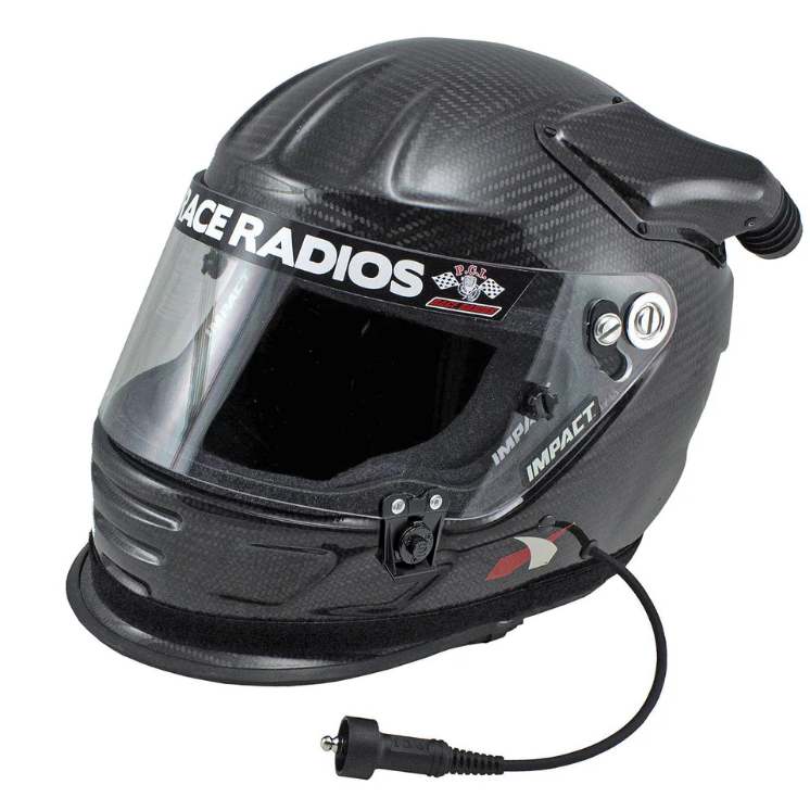 PCI Elite Wired Impact CARBON Air Draft OS20 SA2025 Helmet - PCI Race Radios
