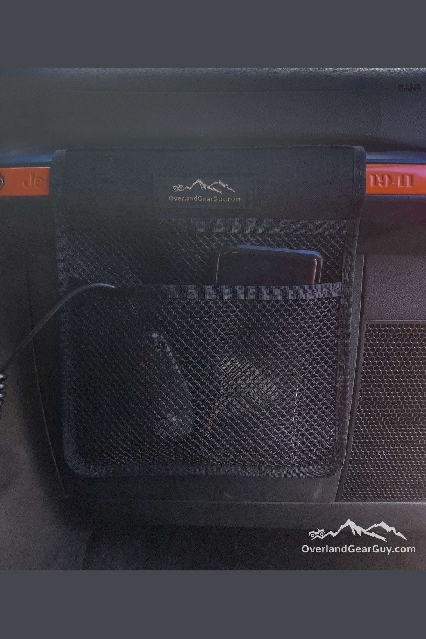 Jeep Grab Handle Mesh Flat Pocket