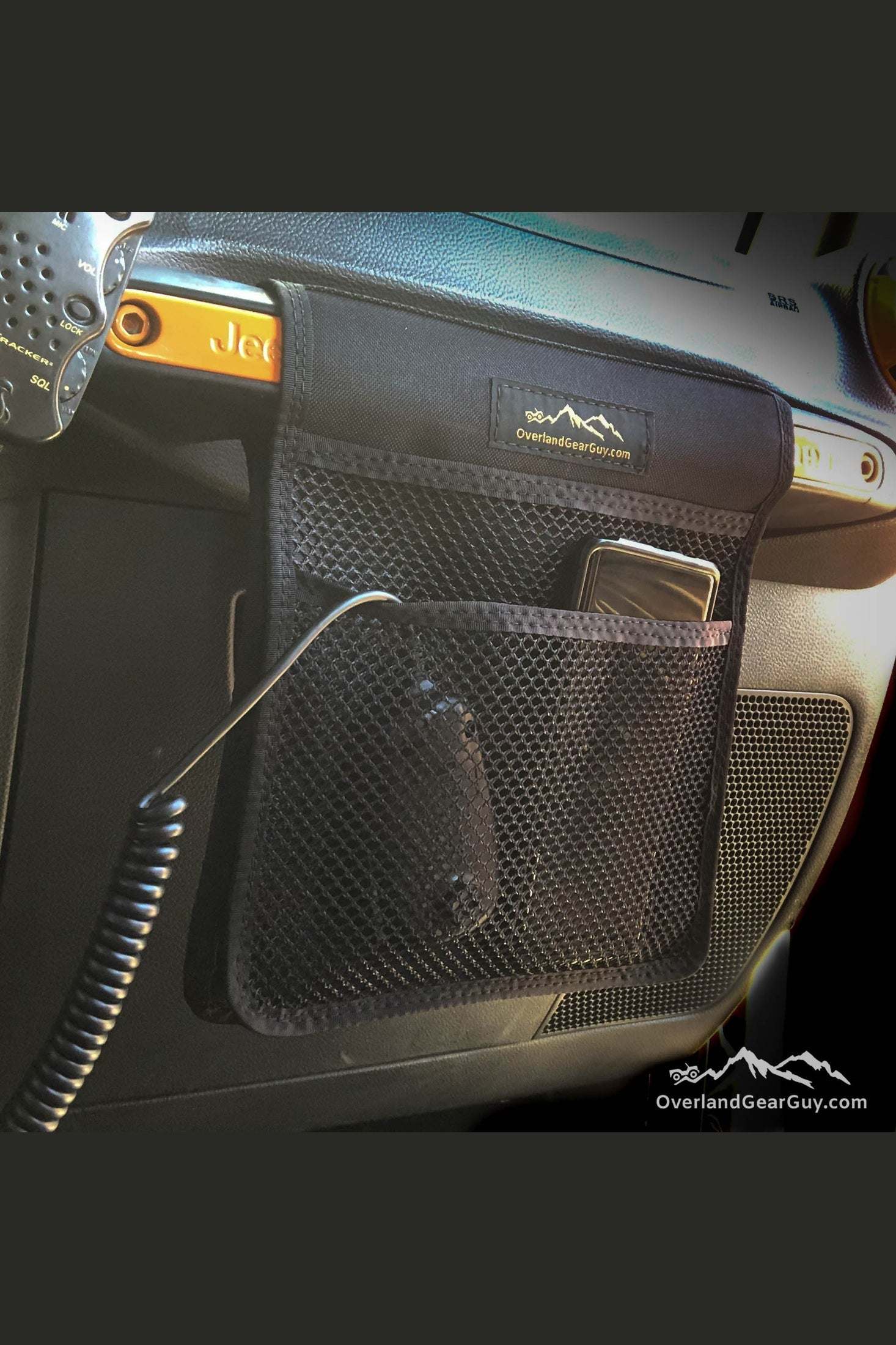 Jeep Grab Handle Mesh Flat Pocket