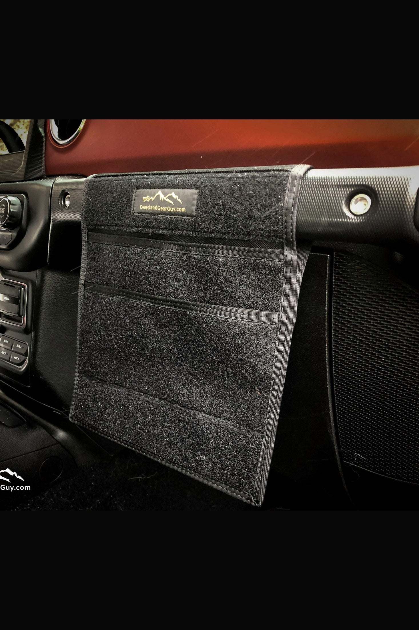Jeep Grab Handle Velcro Flat Pocket