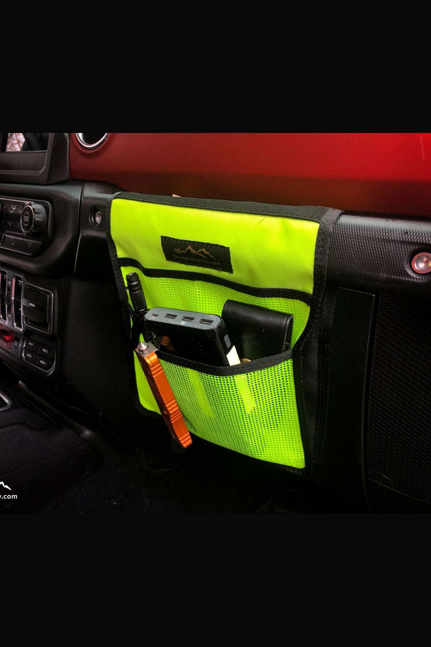 Jeep Grab Handle Mesh Flat Pocket