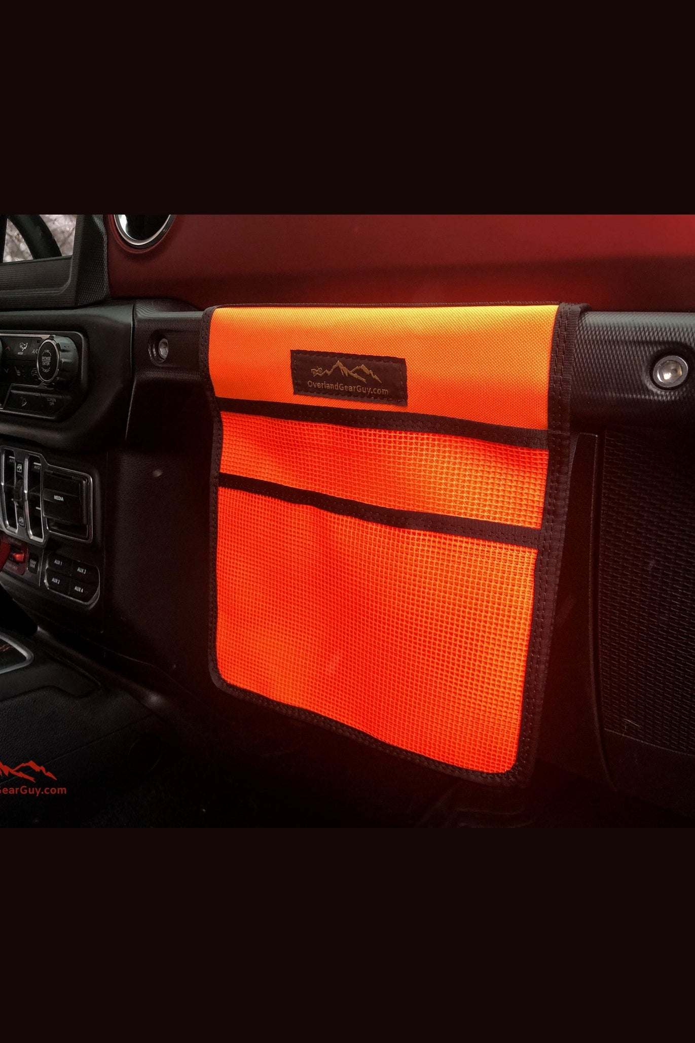 Jeep Grab Handle Mesh Flat Pocket