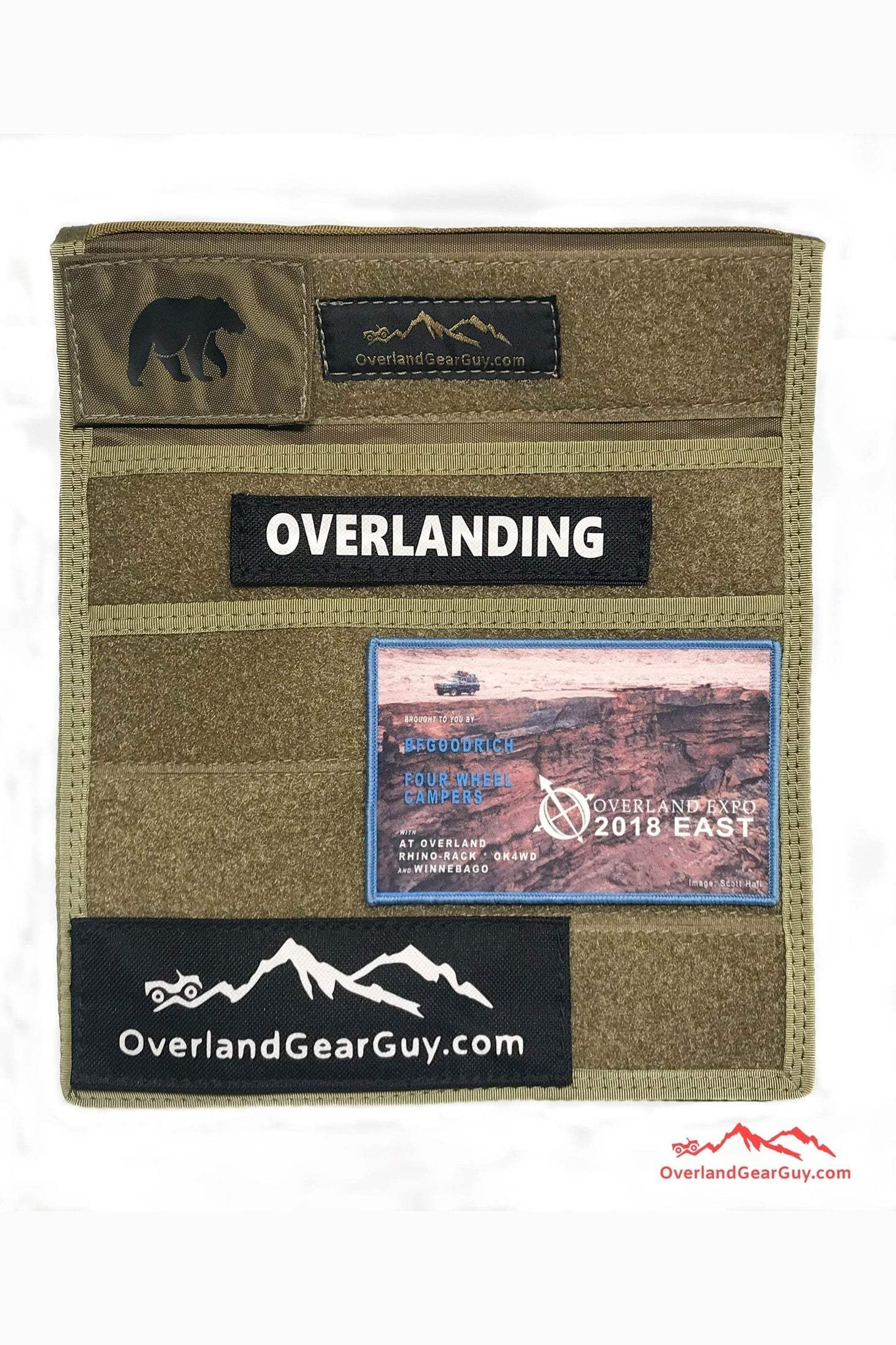 Jeep Grab Handle Velcro Flat Pocket