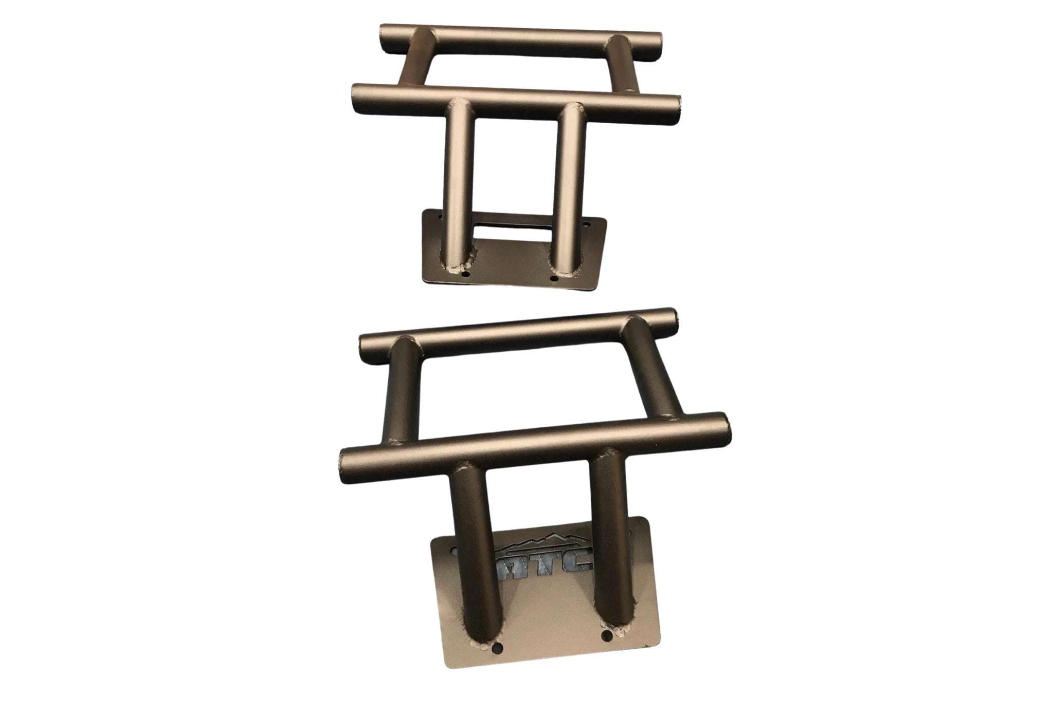 KRX Race Bumper black welded steel tubing with winch mount option and triple layer powder coat