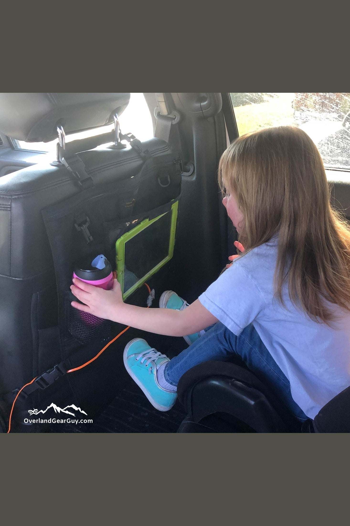 Kid Caddy Seat Organizer