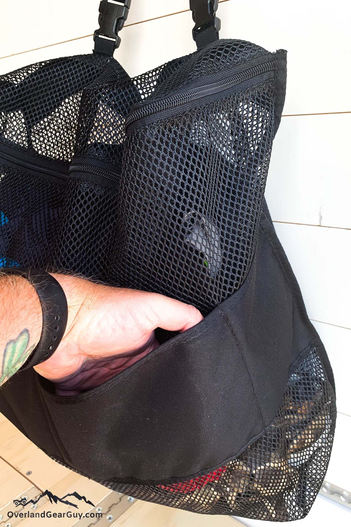 Mesh Overland Laundry Bag for Organized and Clean Gear Storage
