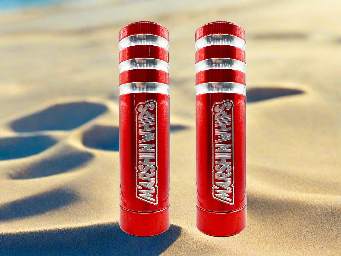 Game Changer Whips - Durable LOLLYPOP RED Off-Road LED Whips