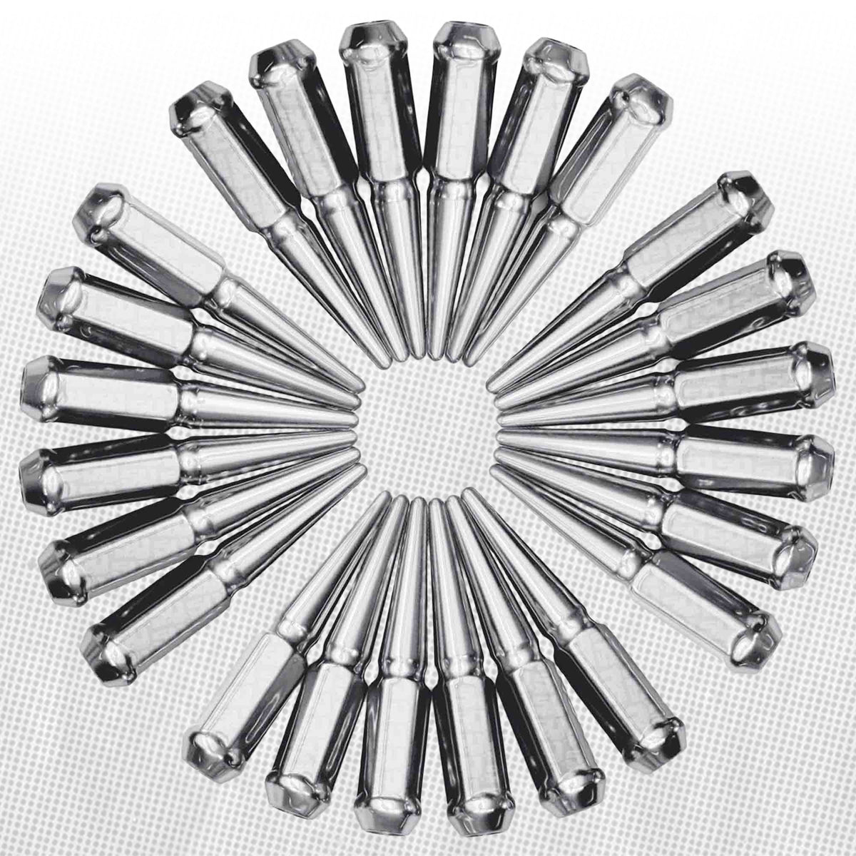 1/2 Inch Extended Spike Lug Nuts - 60 Degree Taper Seat
