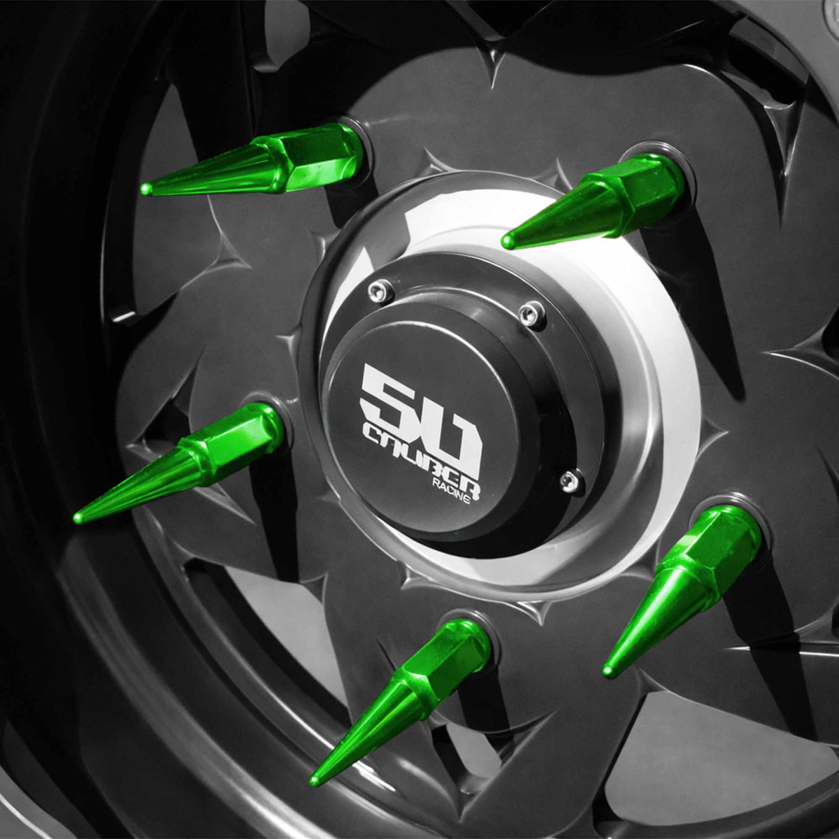 1/2 Inch Extended Spike Lug Nuts - 60 Degree Taper Seat