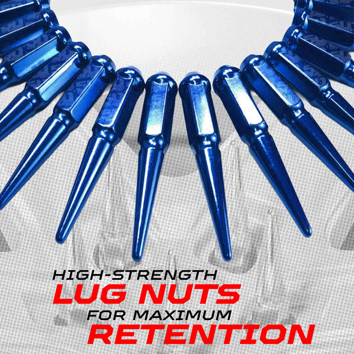 9/16 Extended Spike Lug Nuts - 60 Degree Taper Seat