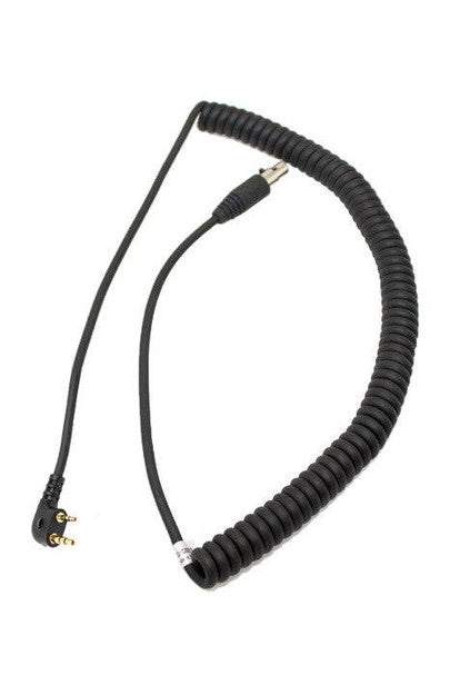 Coil cord headset adapter compatible with Motorola, Kenwood, Vertex radios.