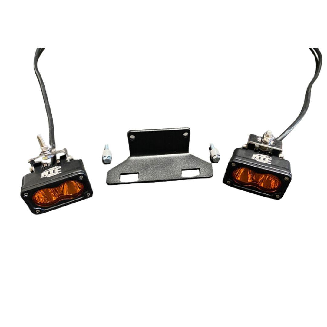 ATC Maverick R Hood Kit - Dual LED Pod Mounting Solution for Can-Am