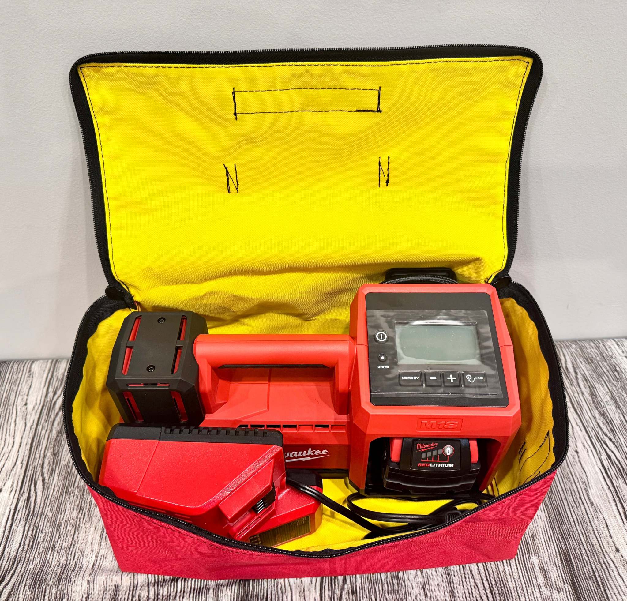 Milwaukee M18 Inflator Carrying Bag - Durable, Customizable | USA Made