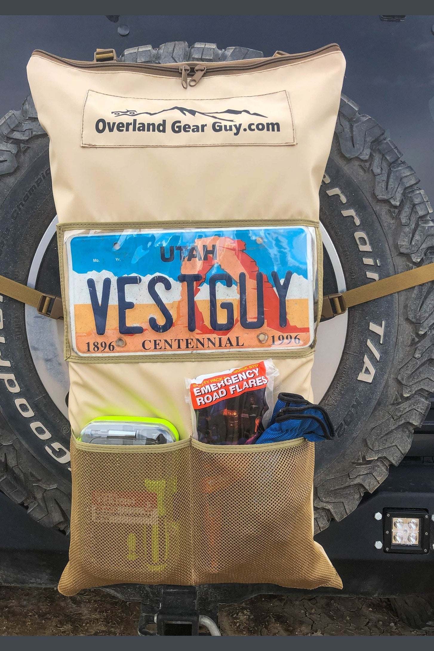 Pack It Out Bag II - With Lic Plate Holder