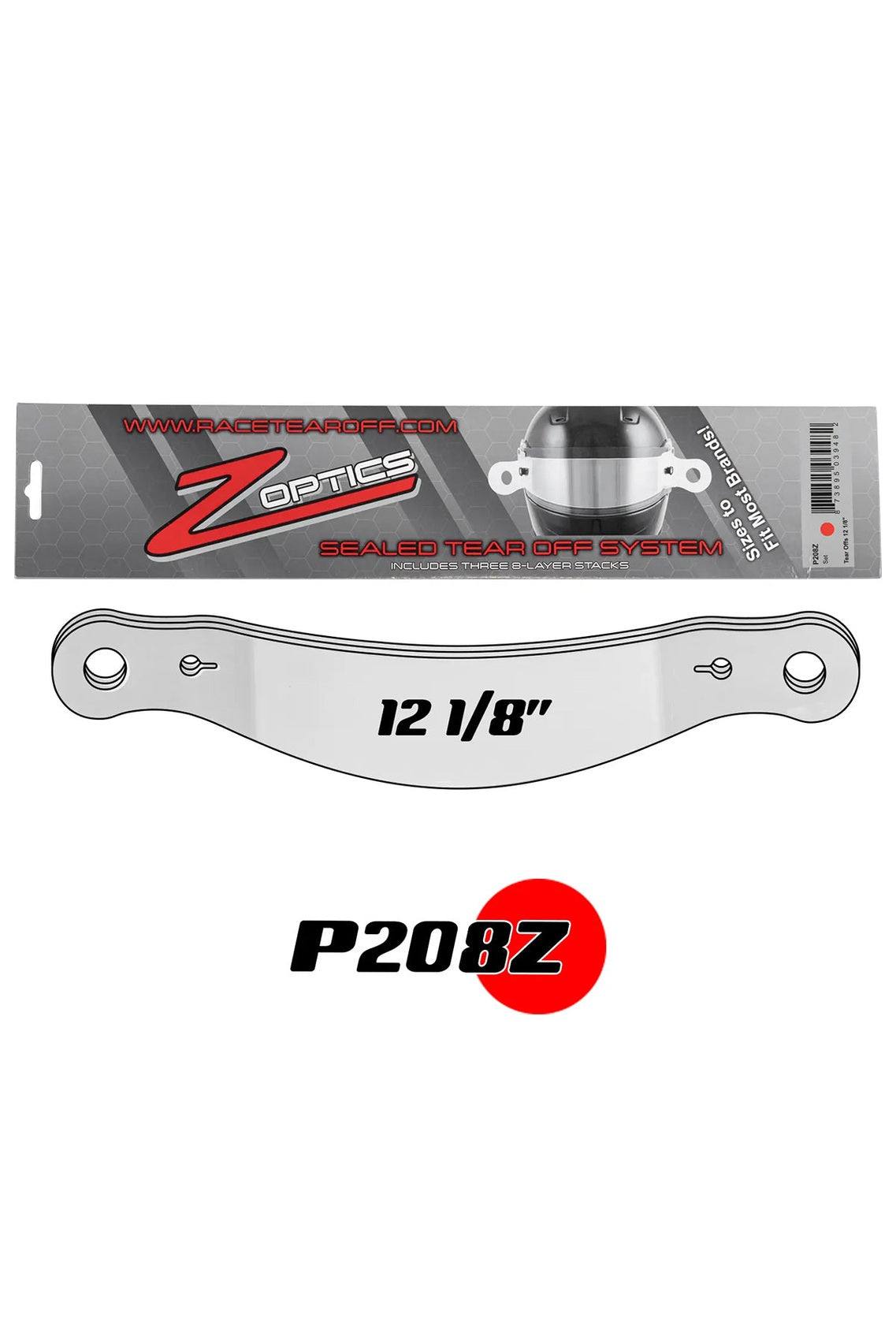 Zamp Z Optics Sealed Tear Off - P208Z for helmets, enhancing clarity and protection.