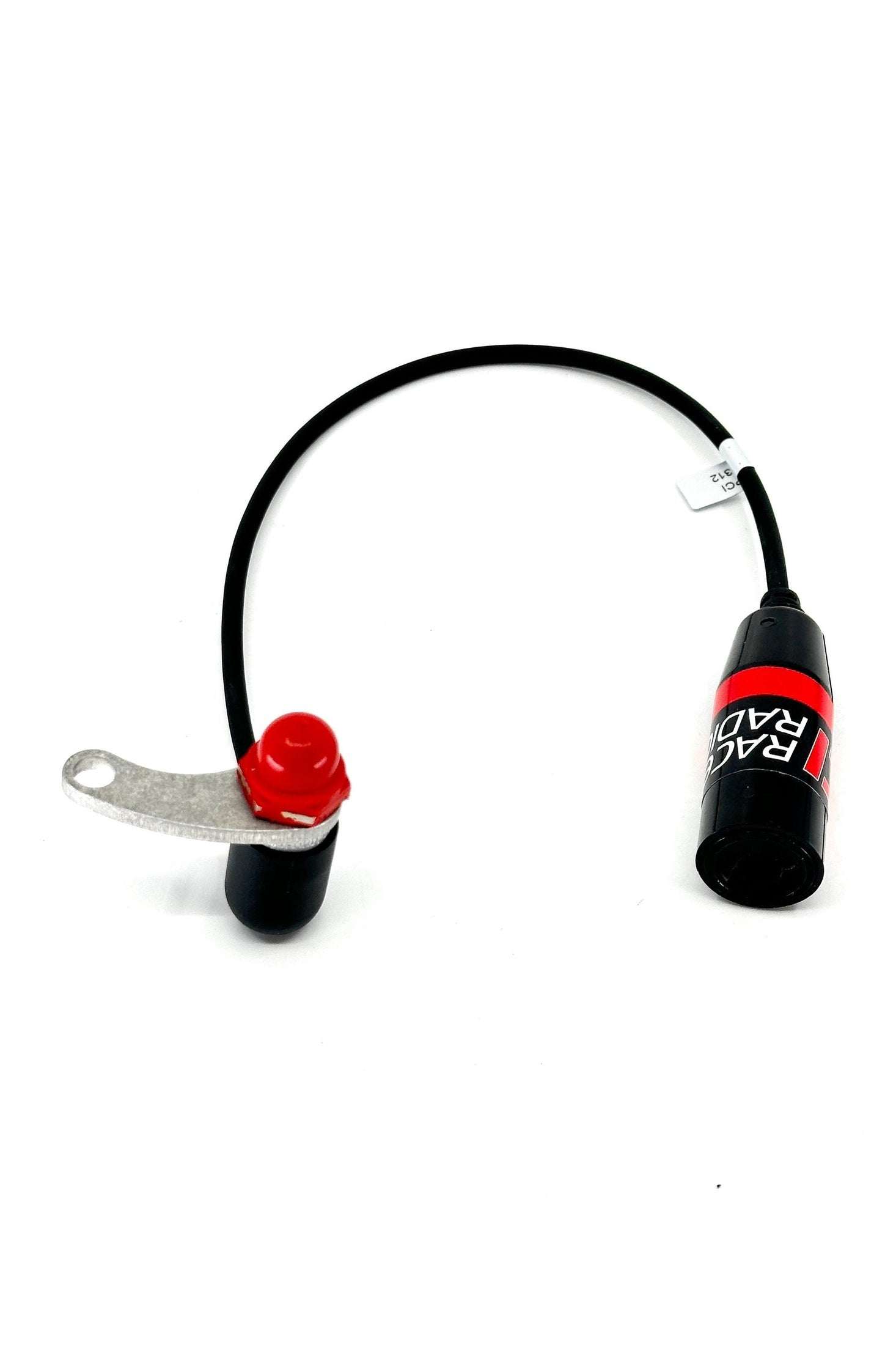 Motorcycle PTT Bolt On Nexus Race with durable military spec button and molded connections.