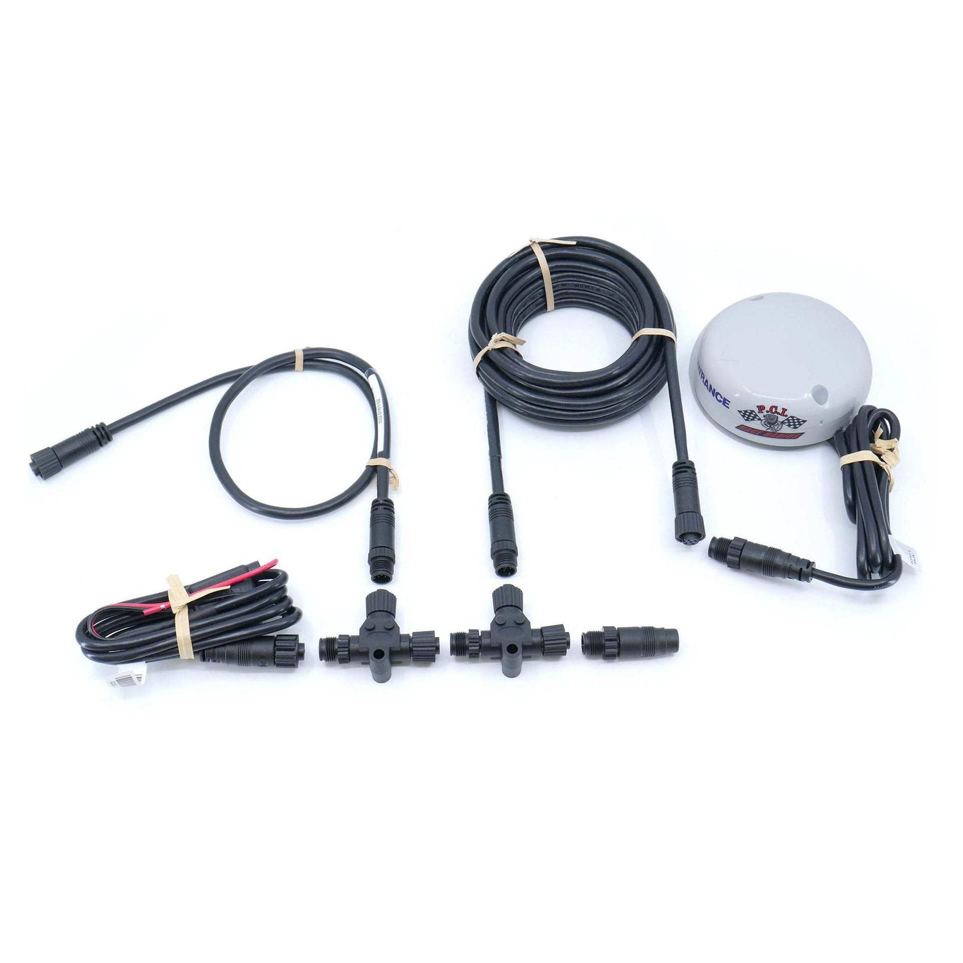 Lowrance GPS Antenna Point 1 Baja Kit with built-in electric compass and NMEA cables for HDS systems