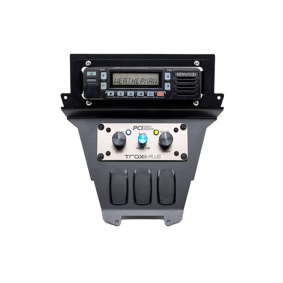 Polaris 2025 RZR Pro Series vertical bracket compatible with Icom and Kenwood radios for secure off-road communication