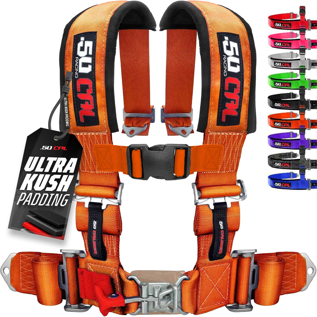 Pro Series 3" 4 point Harness Seat Belt 50 Caliber Racing