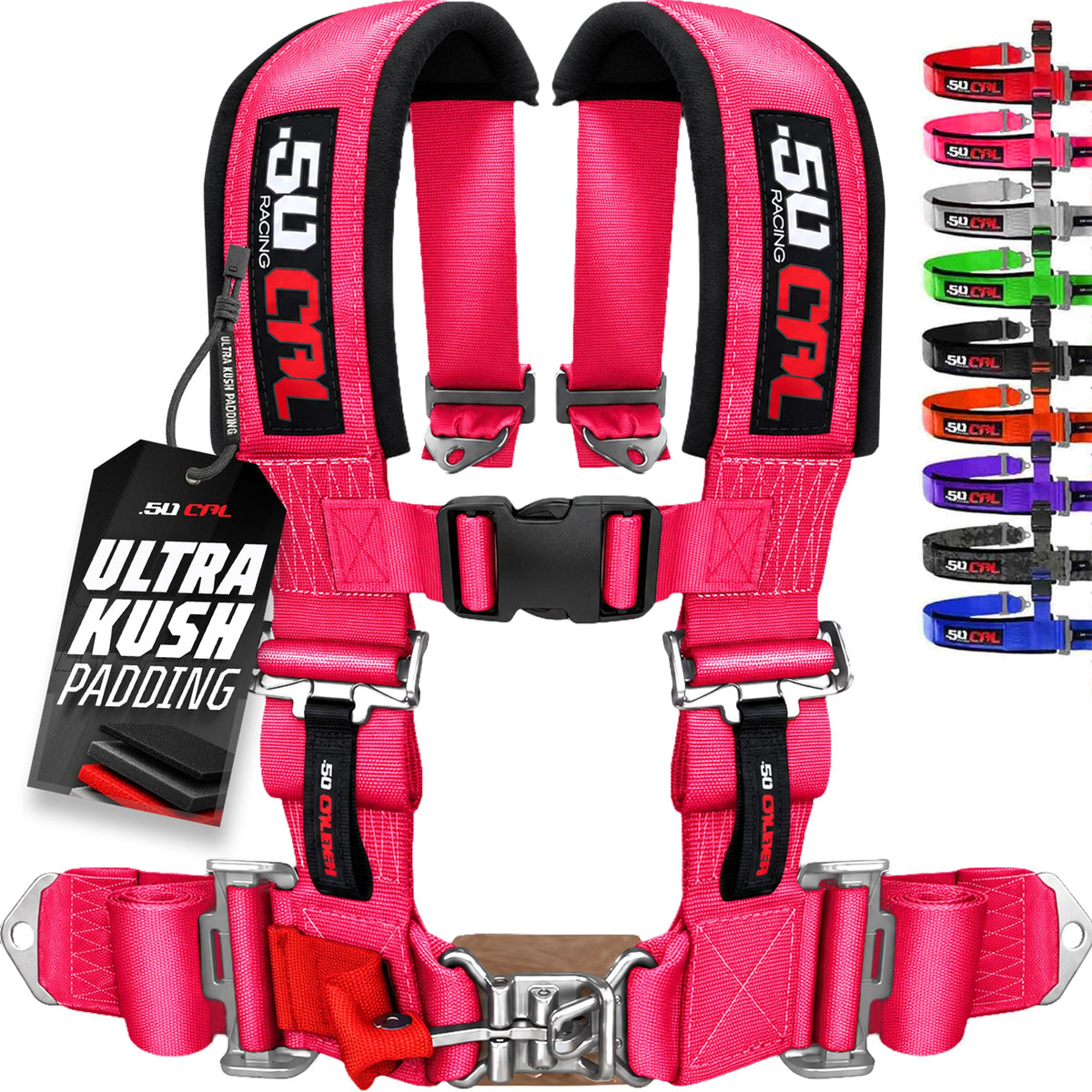 Pro Series 3" 4 point Harness Seat Belt 50 Caliber Racing