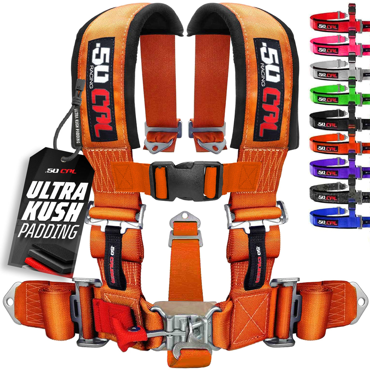 3" 5 Point Racing Harness – Pro Series Race Latch | 50 Caliber Racing