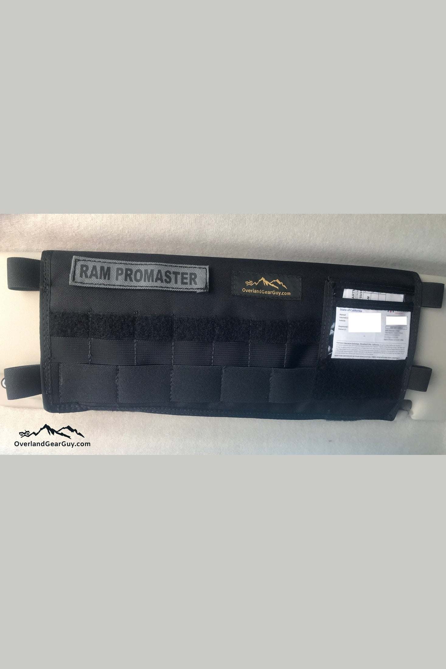 ProMaster Van Sun Visor Organizer without mirror