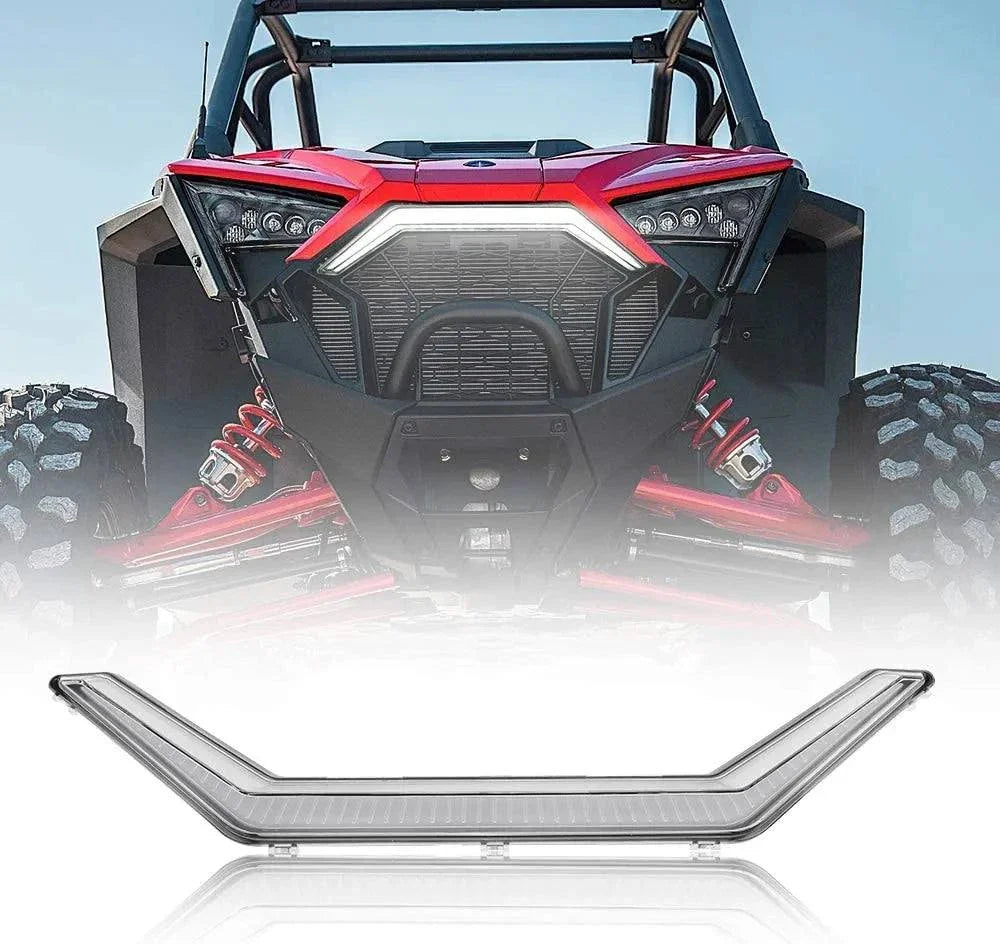 RZR Pro XP 187-style mustache light kit for front end with controller