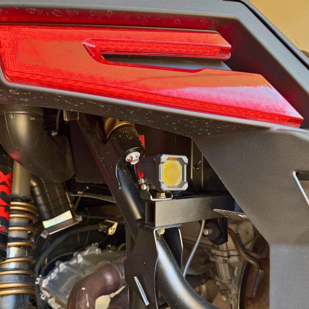 ATC Chase Light Kit for UTV rear amber safety lighting with LED pods and wiring harness