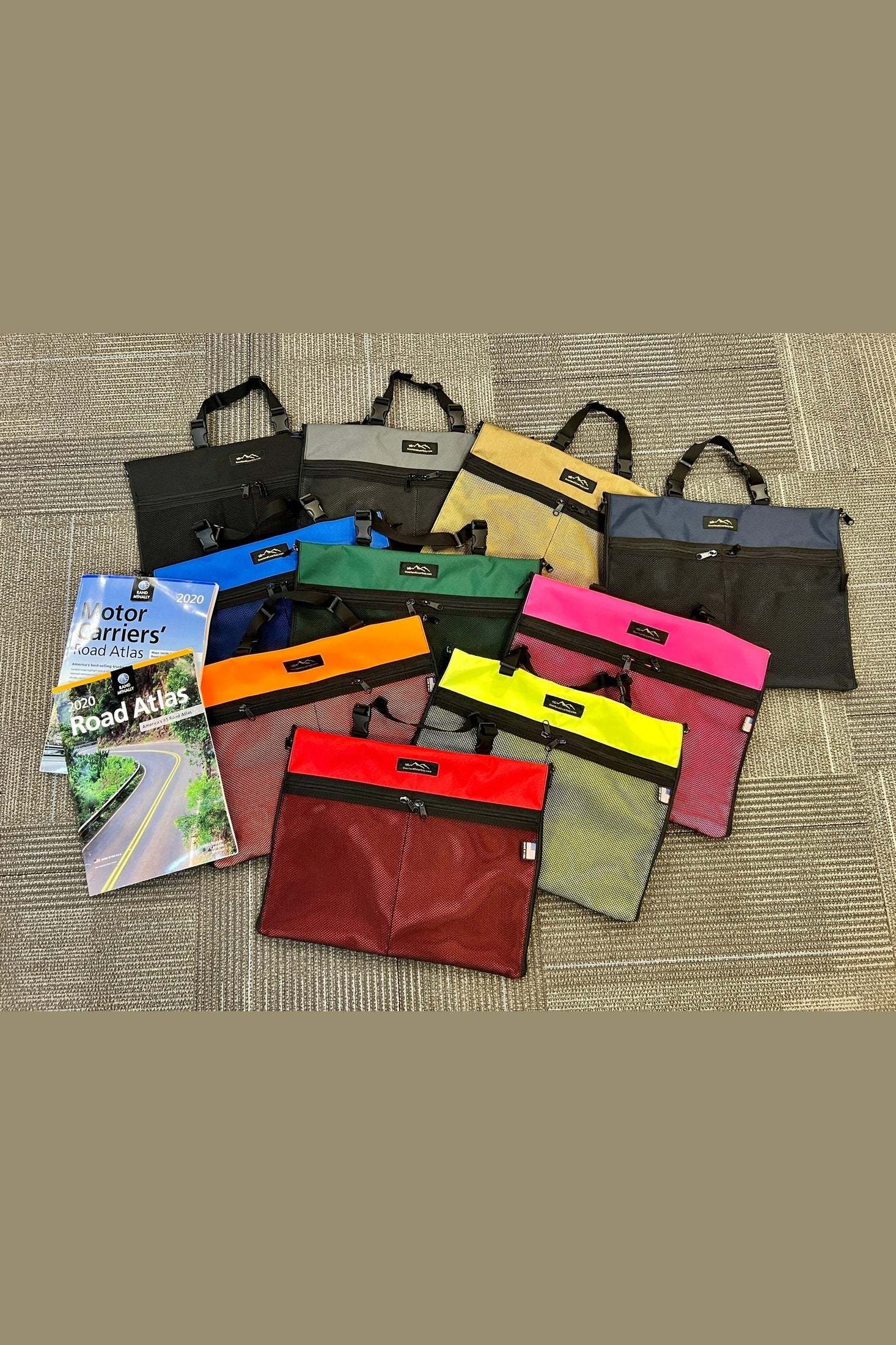 Road Atlas, Laptop/Tablet Seatback Pouch