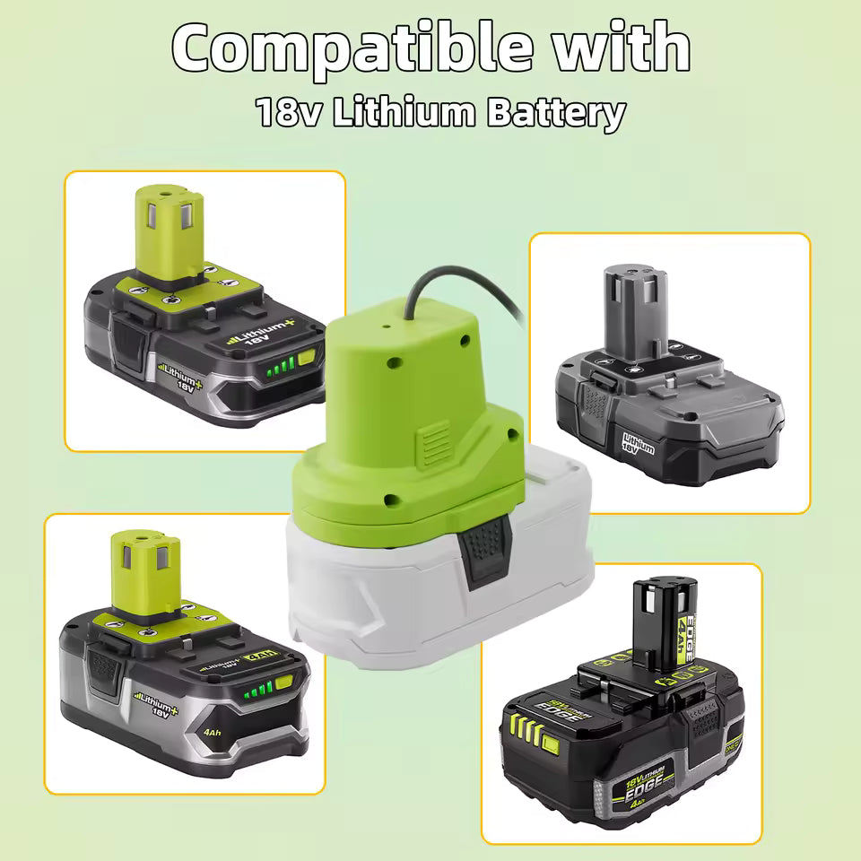 Starlink Mini Battery Adapter Power Cable – Ryobi 18V ONE+ Compatible (1M)