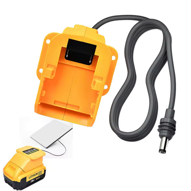 Power Cable for DeWalt Battery - For DeWalt Lithium Batteries