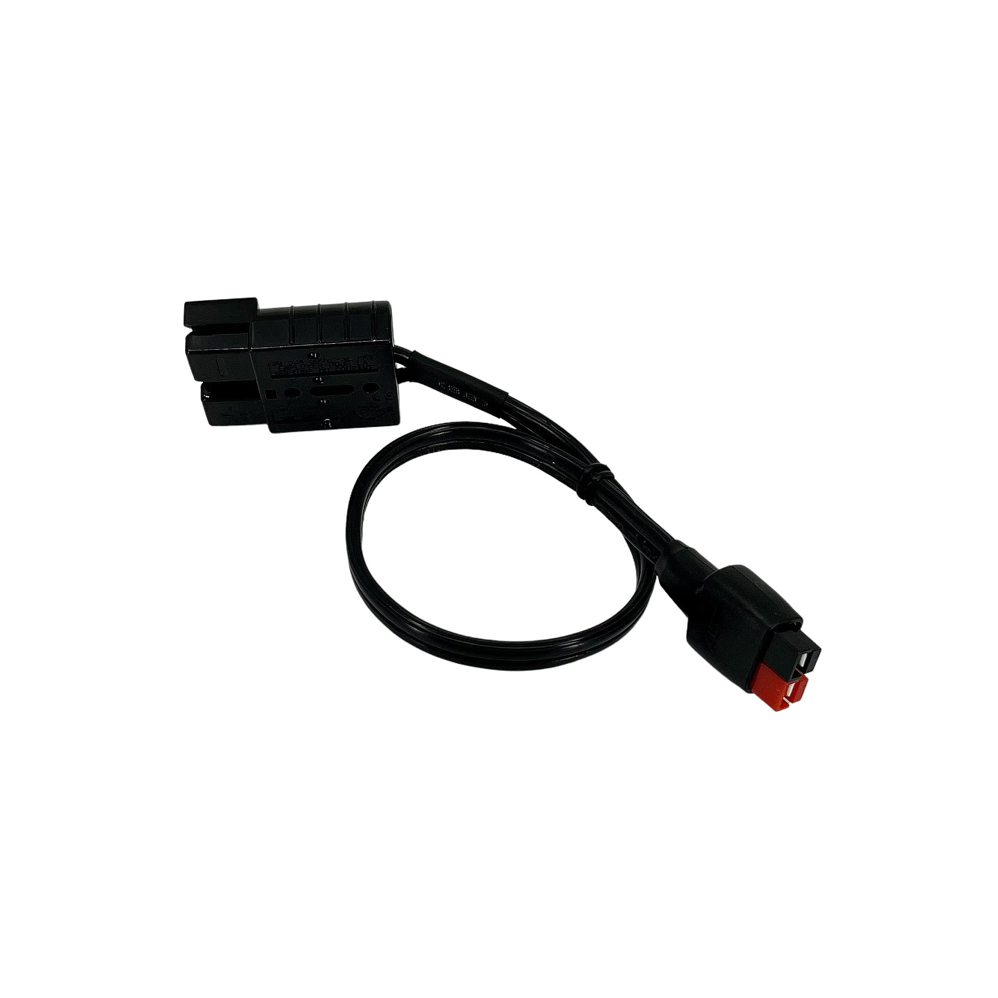 SB50 to Mini Anderson 12 inch adapter cable for solar battery connection with adjustable orientation