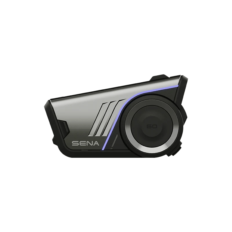 Sena 60S Mesh Helmet Headset with Mesh 3.0, Harman Kardon speakers, and Bluetooth connectivity for motorcycle communication