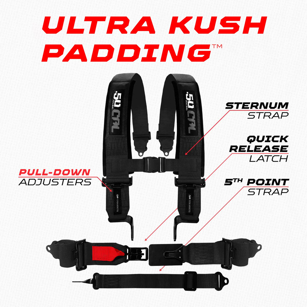 SFI Approved 2" and 3" 5 point Harness, Racing Harness