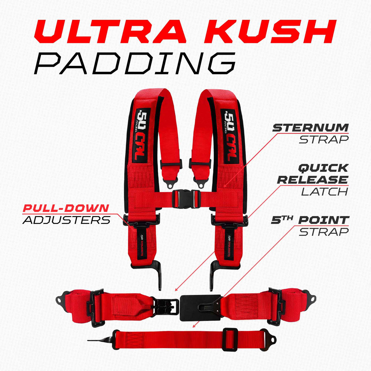 SFI Approved 2" and 3" 5 point Harness, Racing Harness
