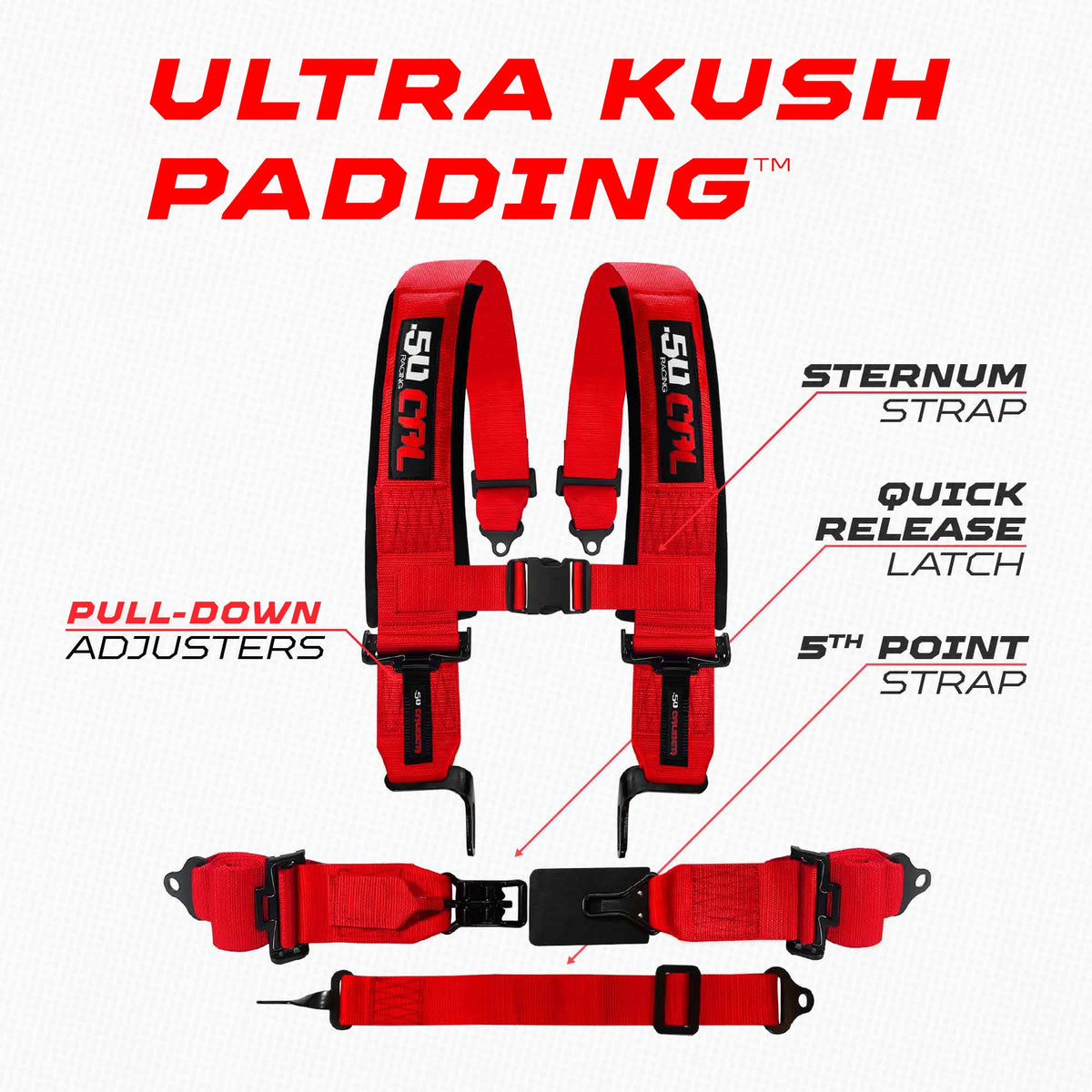 SFI Approved 2" and 3" 5 point Harness, Racing Harness