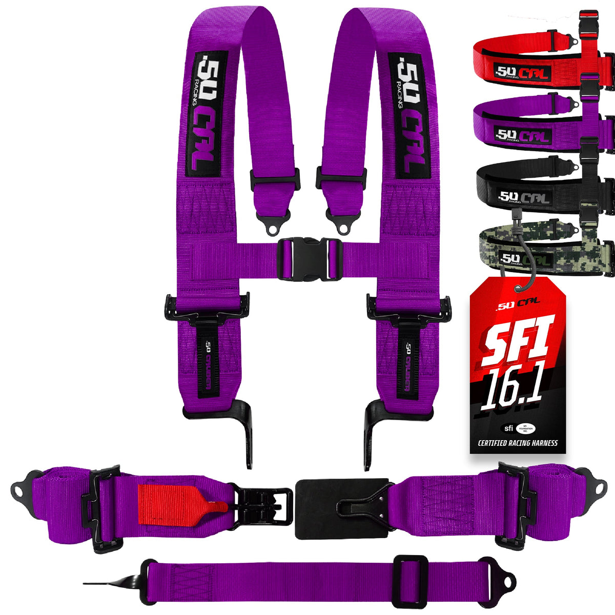 SFI Approved 2" and 3" 5 point Harness, Racing Harness